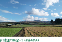 第1農園の眺望-1（南東の方角）