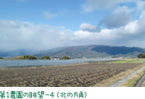 第1農園の眺望-4（北の方角）